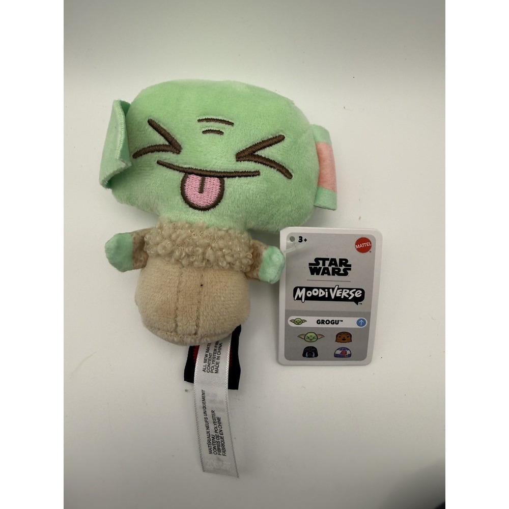Star Wars MoodiVerse Grogu Plush Stuffed‎ Animal Toy Mattel The Mandalorian New